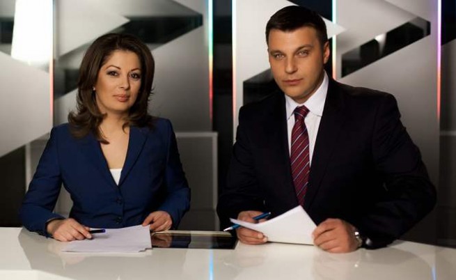 Даниела Тренчева и Христо Калоферов от „Новините” на Нова ТВ