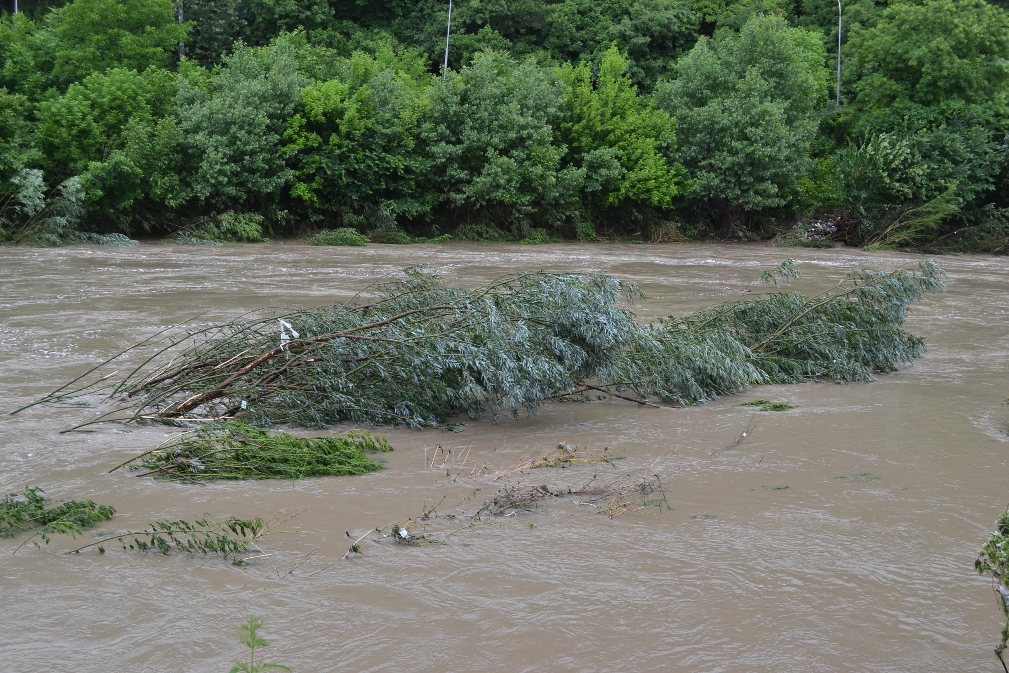 Река Янтра излезе от коритото си тази нощ край Велико Търново
