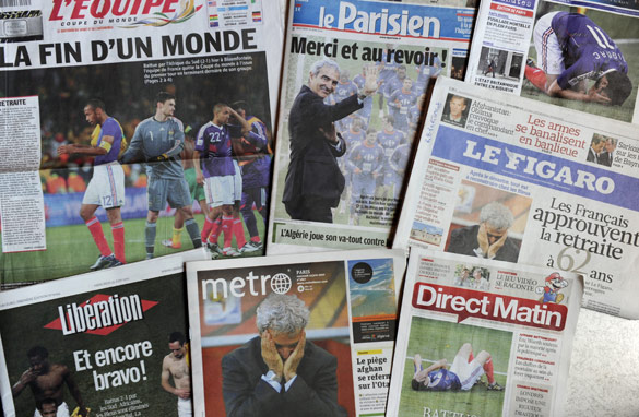 Дигиталната ера поболя френската преса