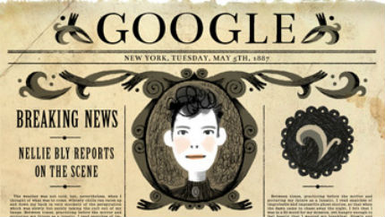Google се преобрази в чест на легендата Нели Блай