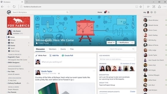 Facebook пусна социална мрежа за офиса