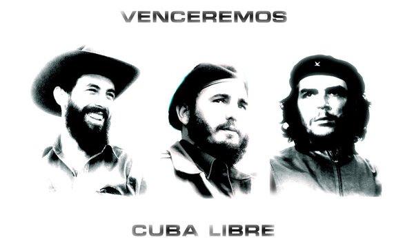 Символите на кубинската революция: Фидел Кастро, Че Гевара и Камило Сиенфуегос