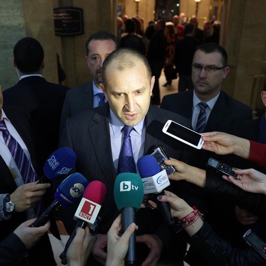 Президентът Радев ще направи изявление за медиите