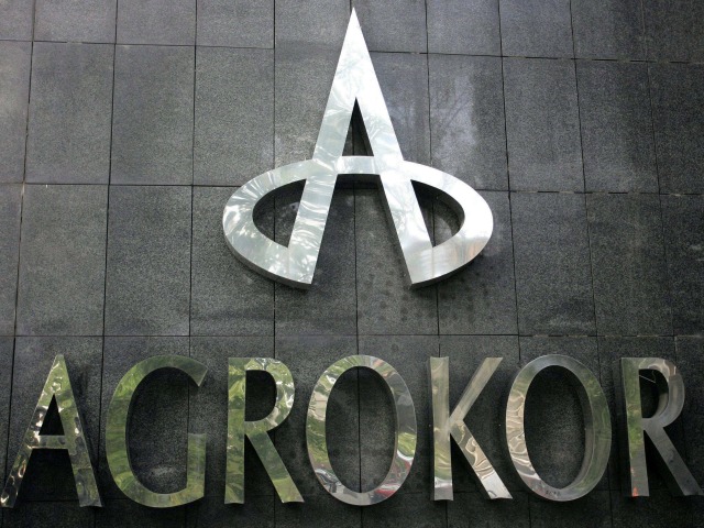 Agrokor's logo on company headquarters in Zagreb 640. Photo BETAPHOTO HINA Lana SLIVAR DOMINIC MO