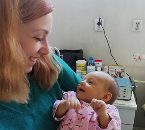 Събраха сумата за лечението на бебе Калина от Варна