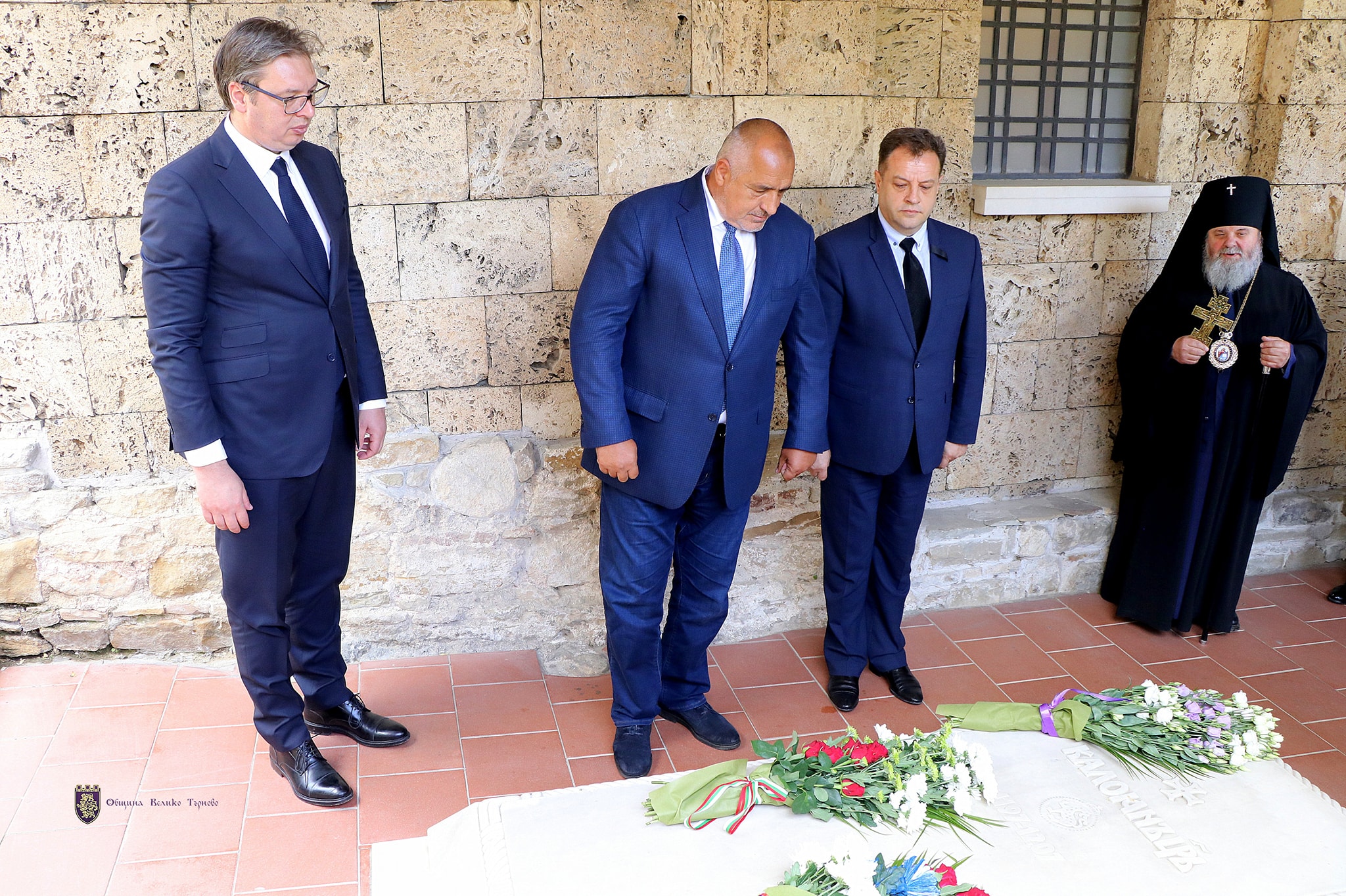 Президентът на Сърбия Александър Вучич и премиерът Бойко Борисов посетиха храма „Свети 40 мъченици“