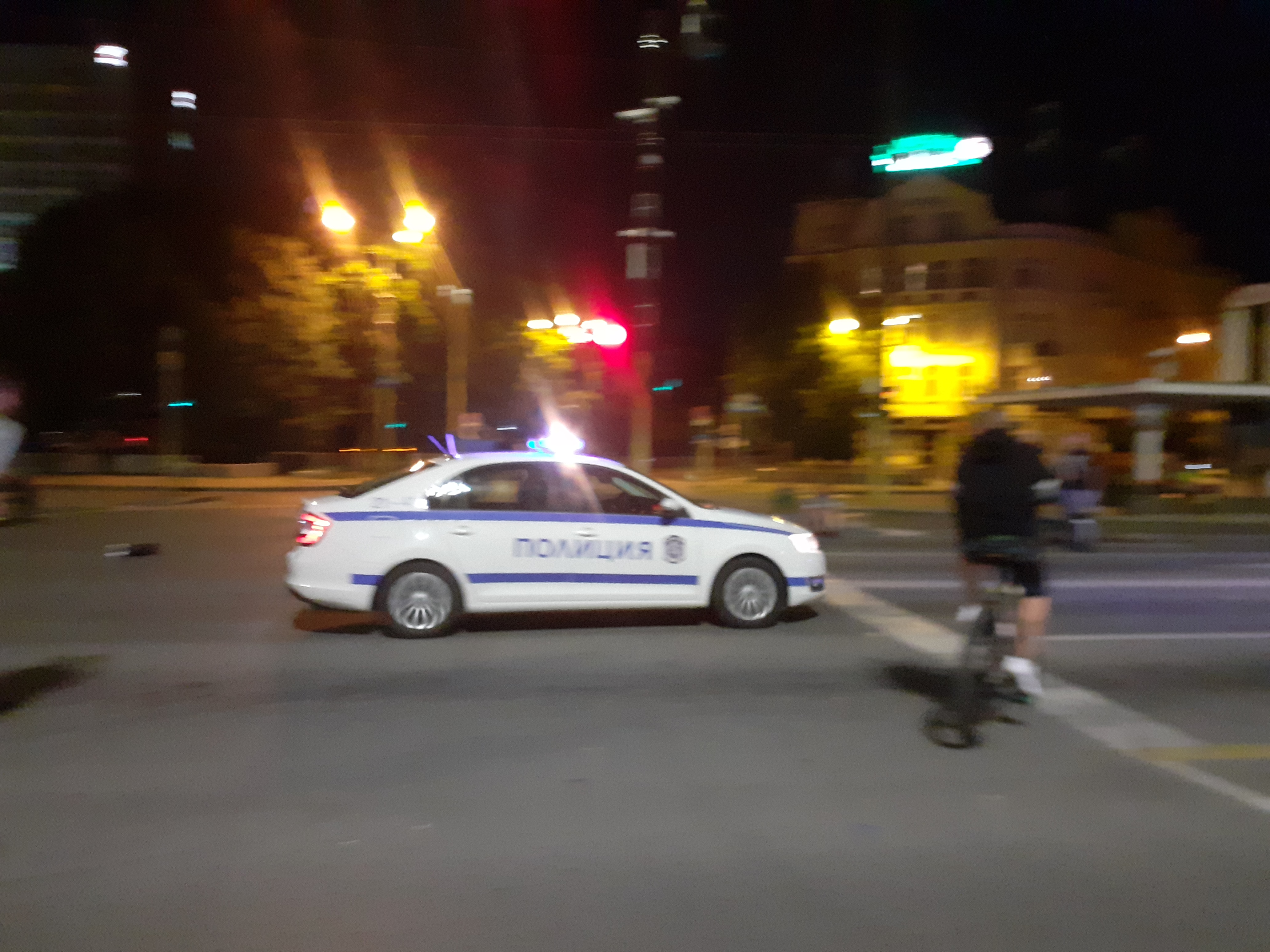 МВР публикува кадри от протеста в София снощи (ВИДЕО)
