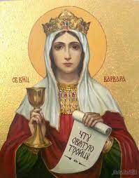 Почитаме мъченица  Света Варвара