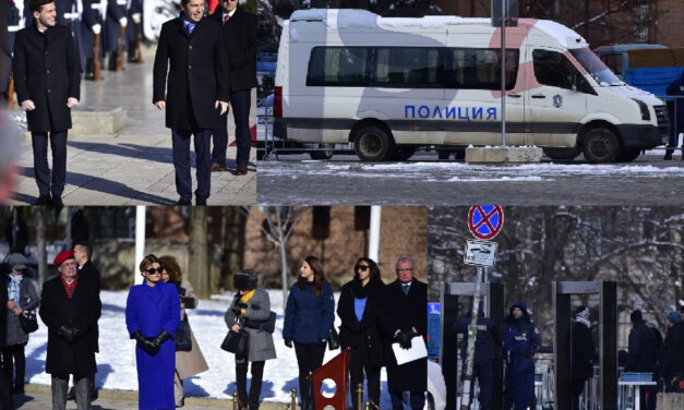 Зверски мерки в центъра на София заради церемонията на Радев (СНИМКИ/ВИДЕО/ОБЗОР)