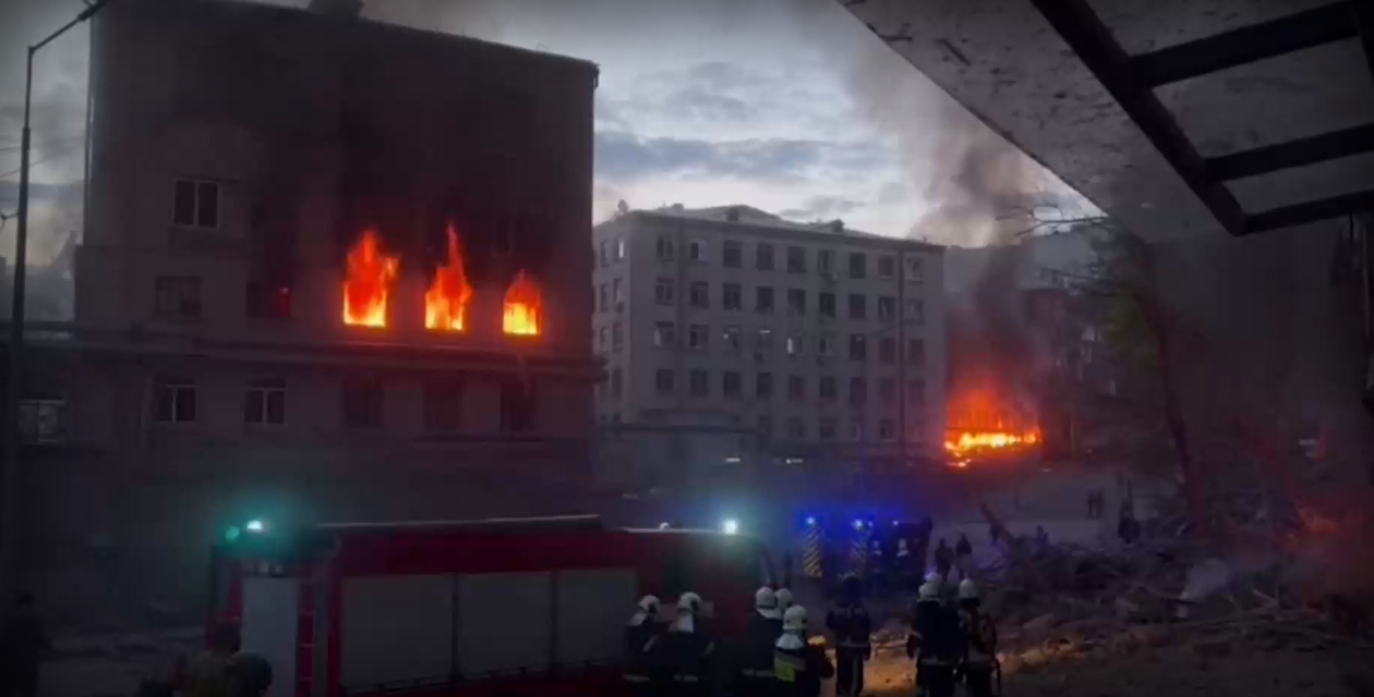 Ракетни удари в Киев